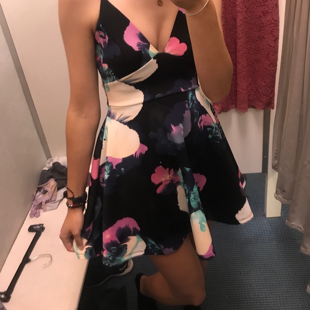 Short Floral Spring Fling Dress